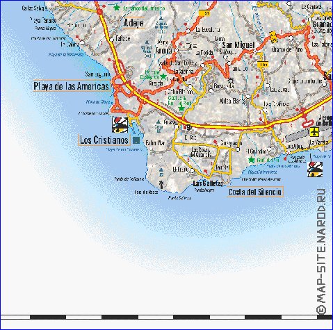 carte de Tenerife