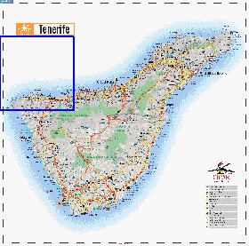 carte de Tenerife