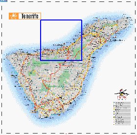 carte de Tenerife