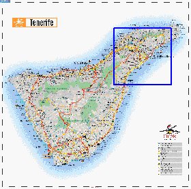 carte de Tenerife