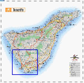 carte de Tenerife