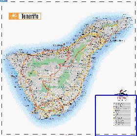 carte de Tenerife