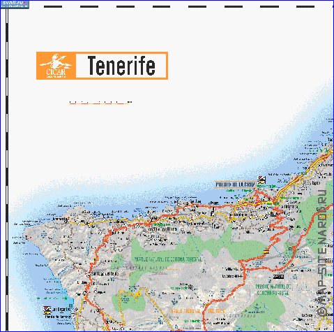 carte de Tenerife