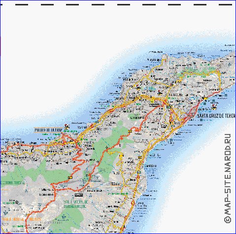 carte de Tenerife