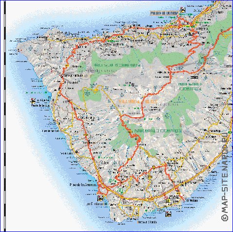 carte de Tenerife