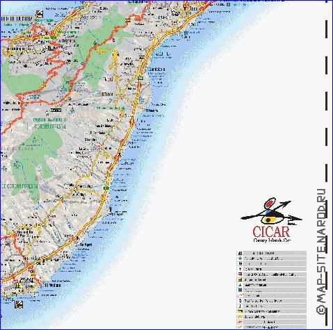 carte de Tenerife