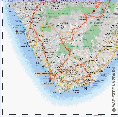 carte de Tenerife