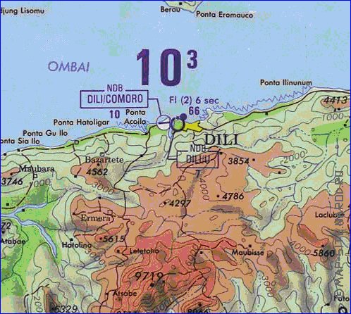 carte de Timor