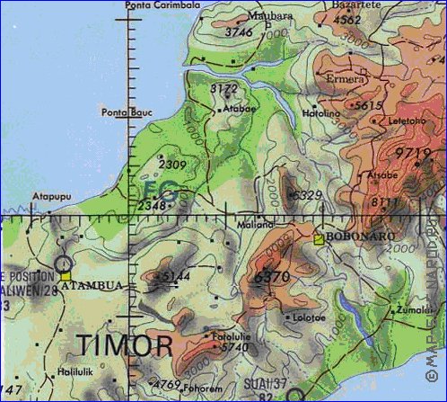 carte de Timor