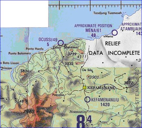 carte de Timor