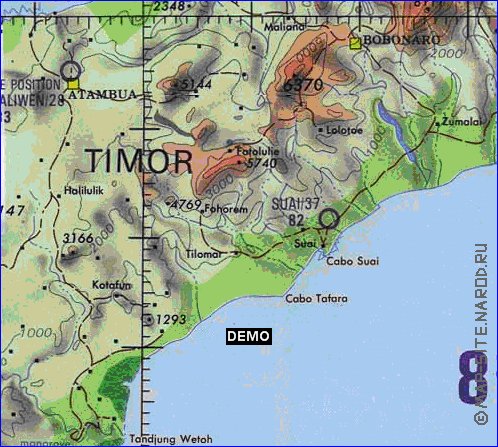 carte de Timor