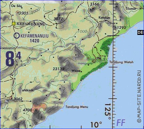 carte de Timor