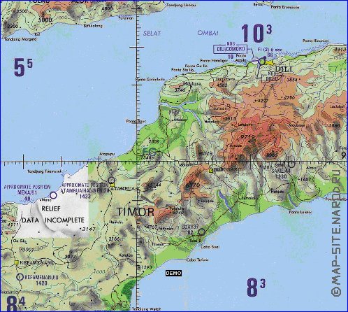 carte de Timor