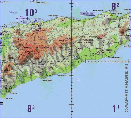 carte de Timor