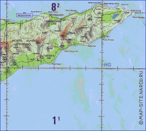 carte de Timor