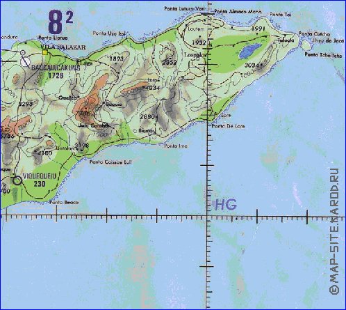 carte de Timor