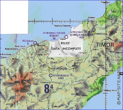 carte de Timor