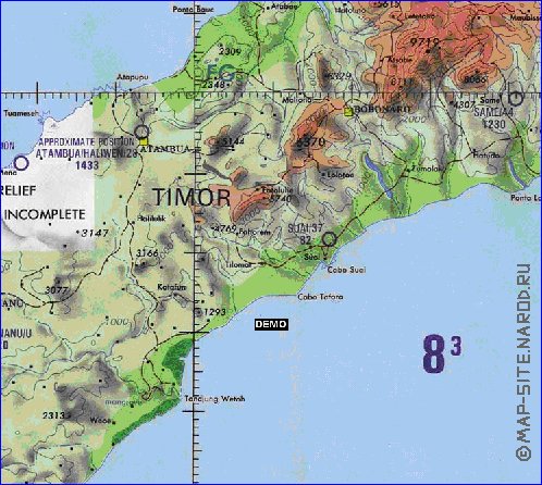 carte de Timor