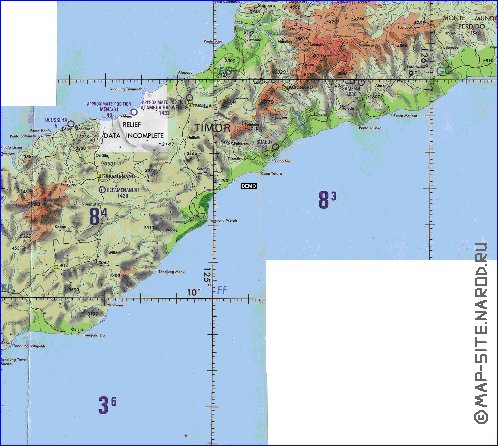 carte de Timor