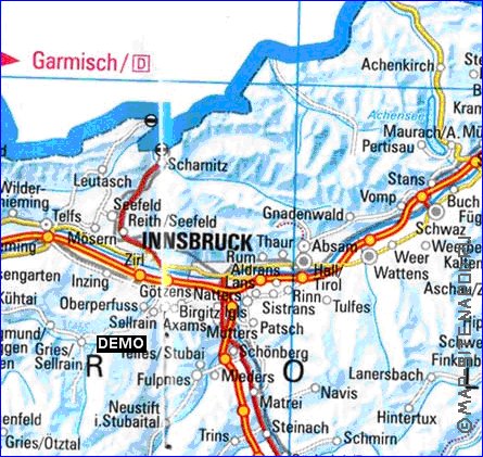 carte de Tyrol