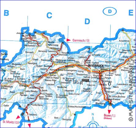 carte de Tyrol