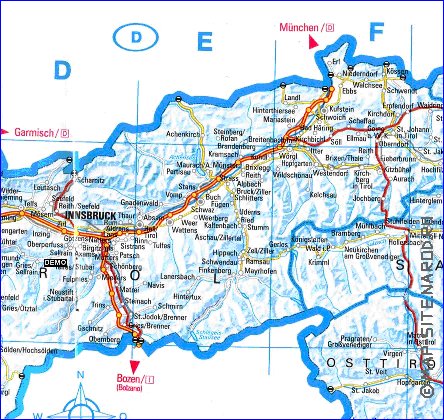 carte de Tyrol