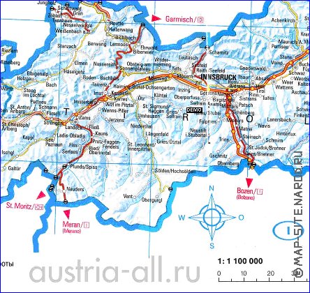 carte de Tyrol