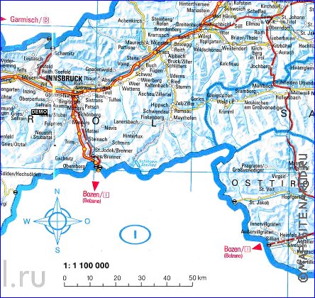 carte de Tyrol