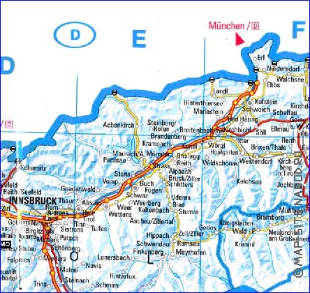 carte de Tyrol