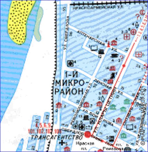 mapa de Tobolsk