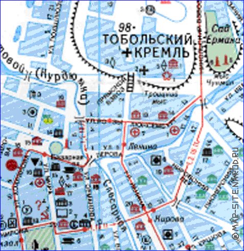 carte de Tobolsk