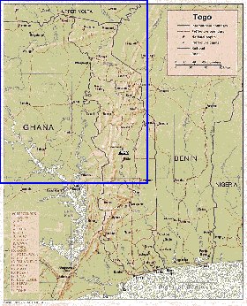 carte de Togo