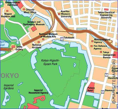 carte de Tokyo