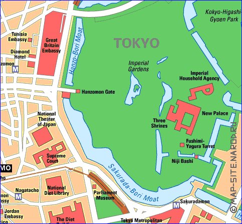 carte de Tokyo