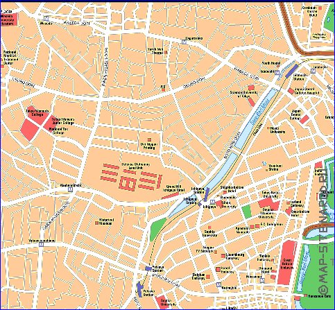 carte de Tokyo