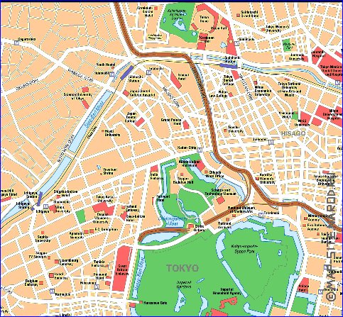 carte de Tokyo