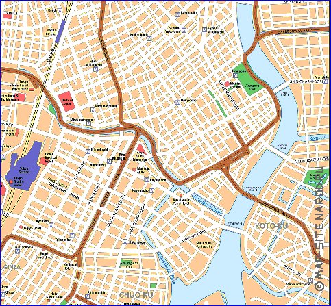 carte de Tokyo