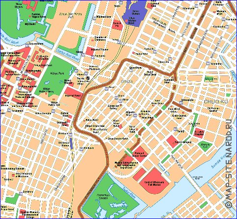 carte de Tokyo