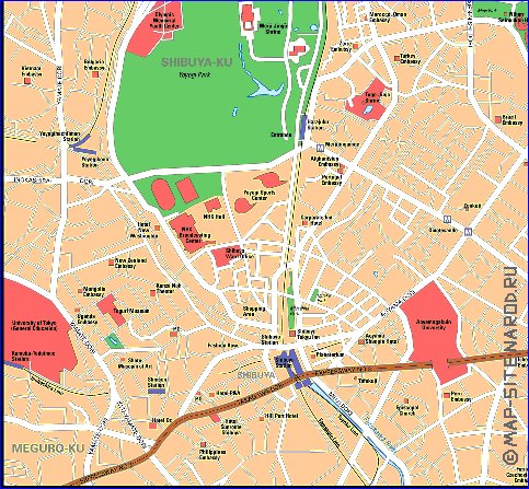 carte de Tokyo