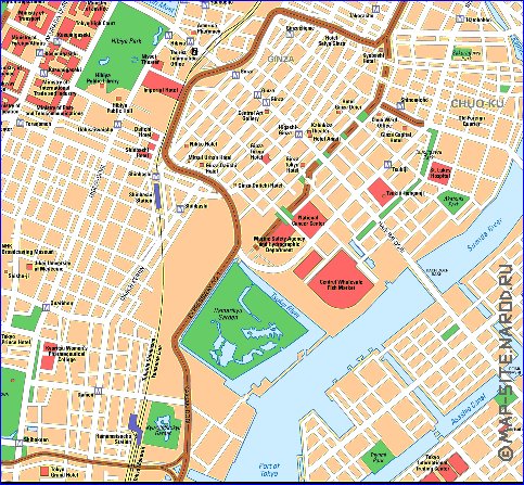 carte de Tokyo