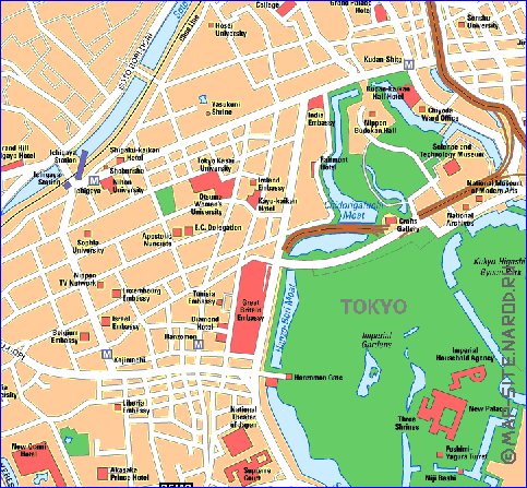 carte de Tokyo