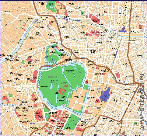 carte de Tokyo