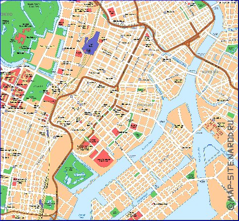 carte de Tokyo