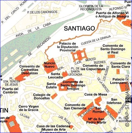 mapa de Toledo