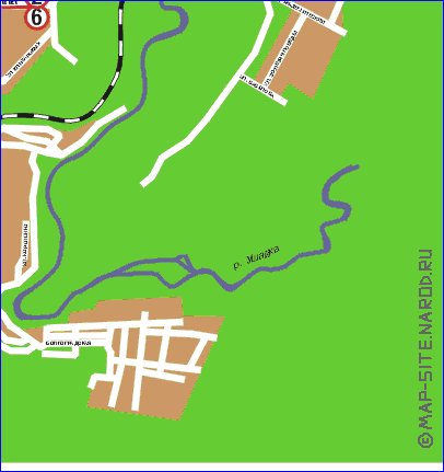 Transport carte de Tomsk