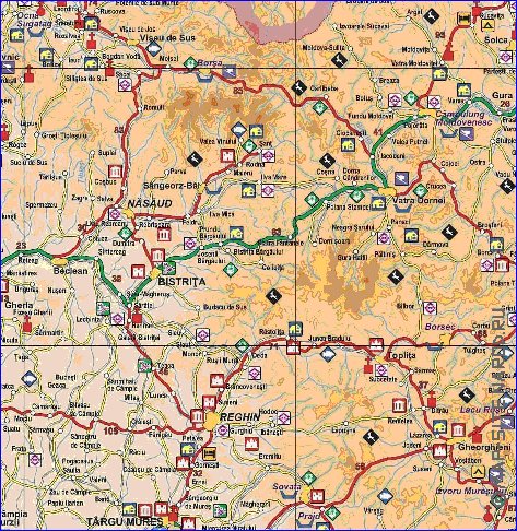 carte de Transylvanie