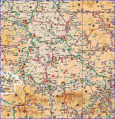 carte de Transylvanie