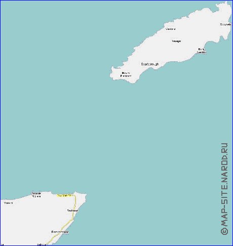 carte de Trinite-et-Tobago