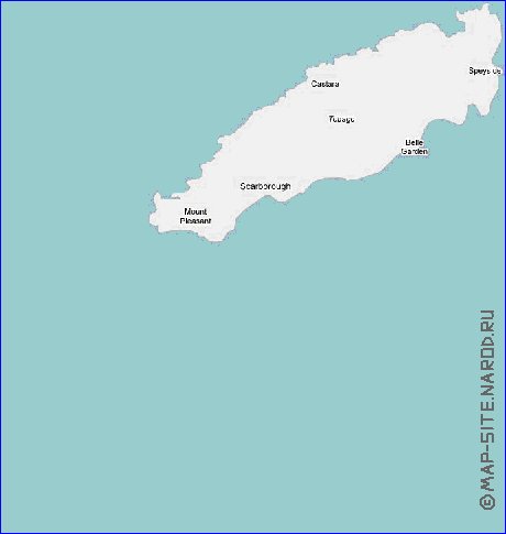 carte de Trinite-et-Tobago