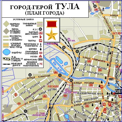 mapa de Tula